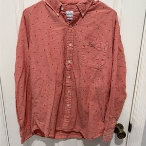 Saddlebred Men's Coral Button-Down Shirt